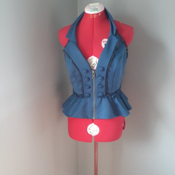 Blue Waistcoat - Picture 1 of 7